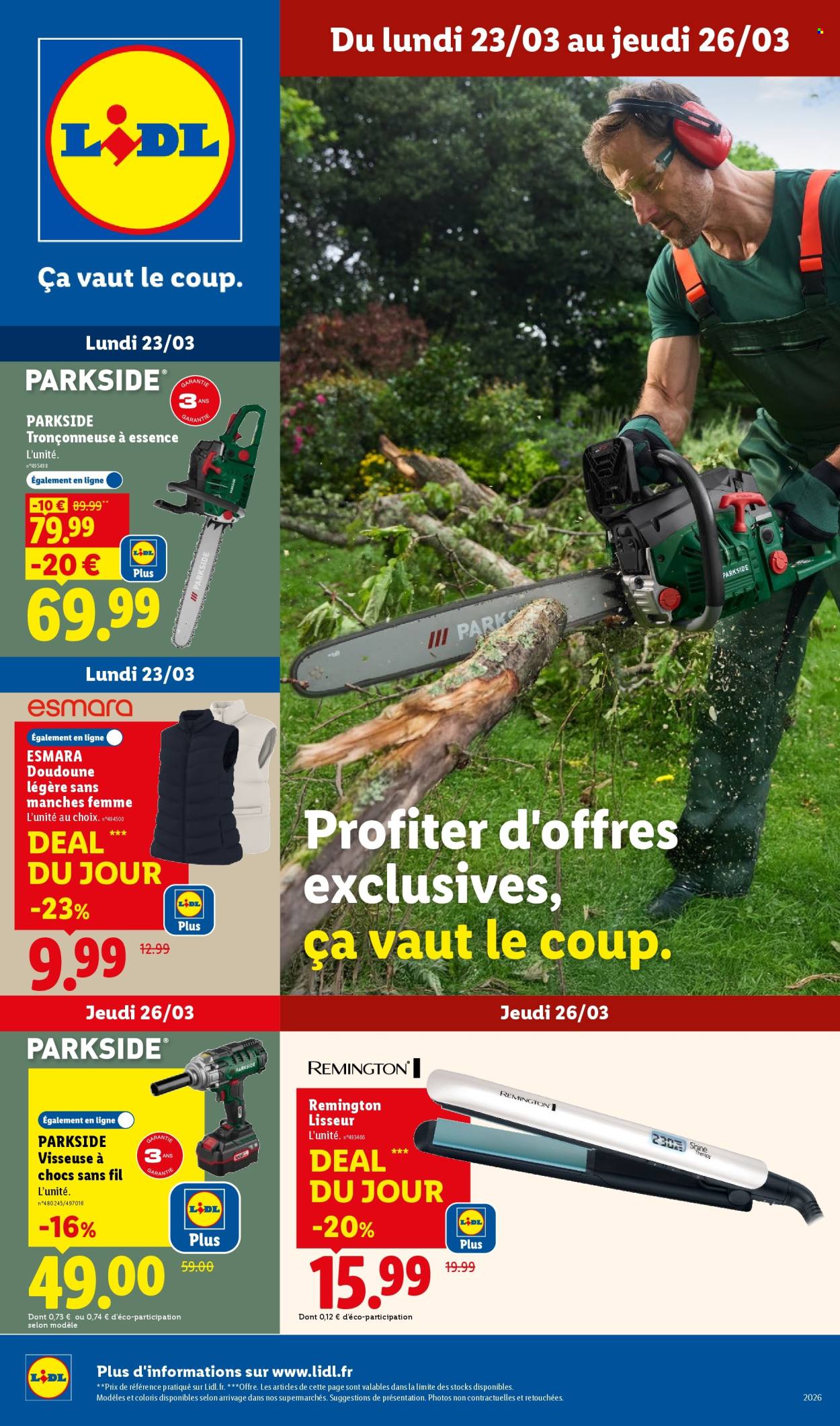Catalogue Lidl - 23/03/2026 - 26/03/2026. Page 1