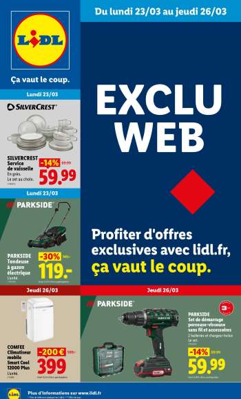 Catalogue Lidl - 23/03/2026 - 26/03/2026.