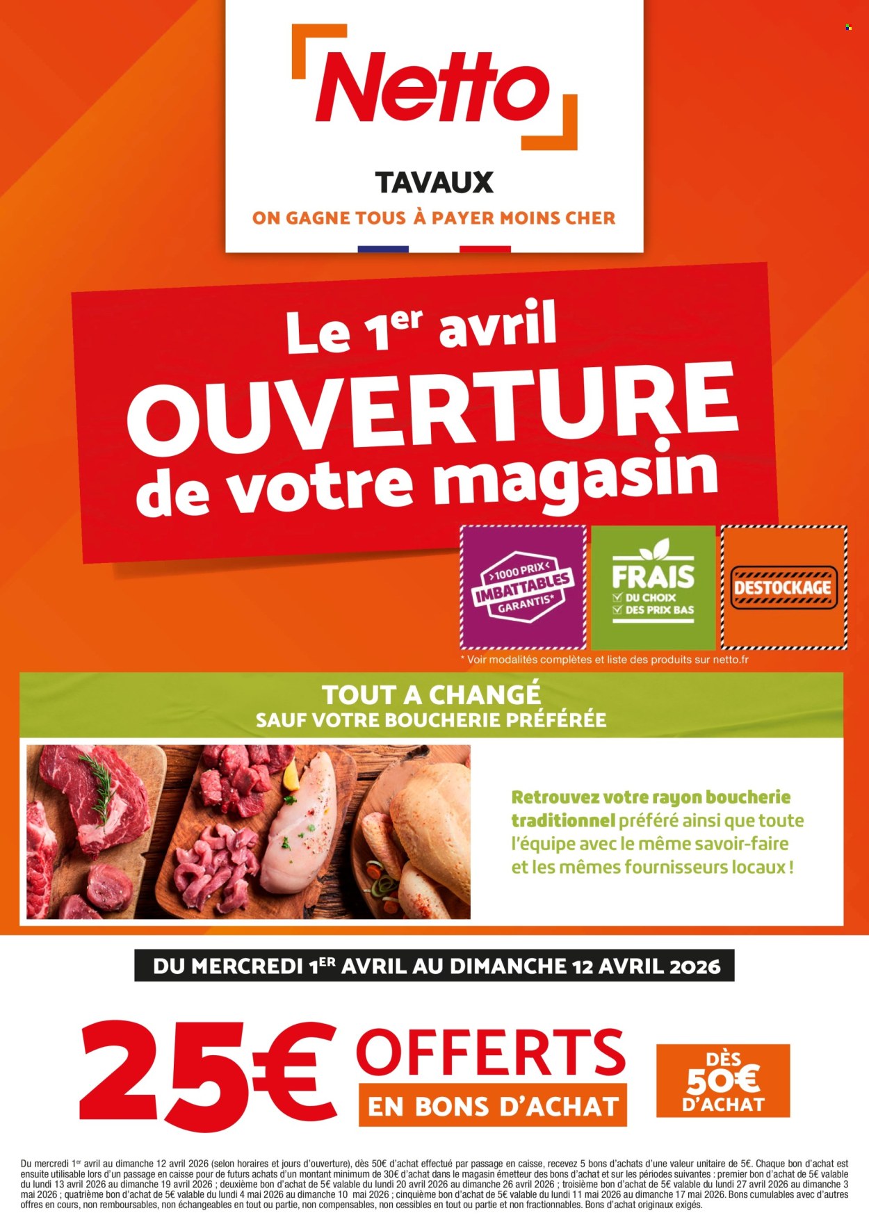 Catalogue Netto - 25/03/2026 - 01/04/2026. Page 1