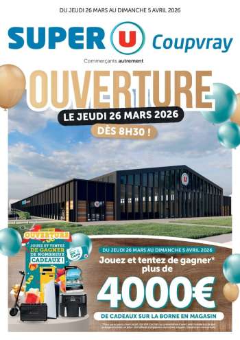 Catalogue SUPER U - 26/03/2026 - 05/04/2026.