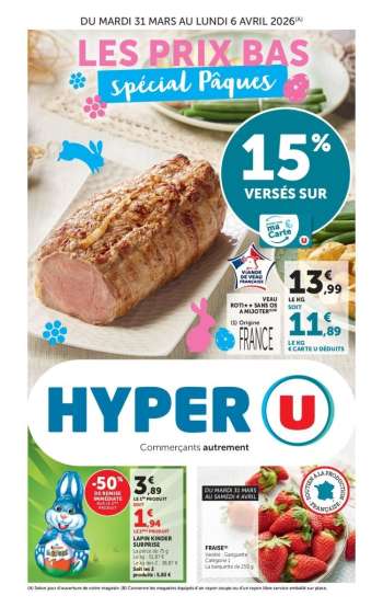 Catalogue HYPER U - 31/03/2026 - 06/04/2026.