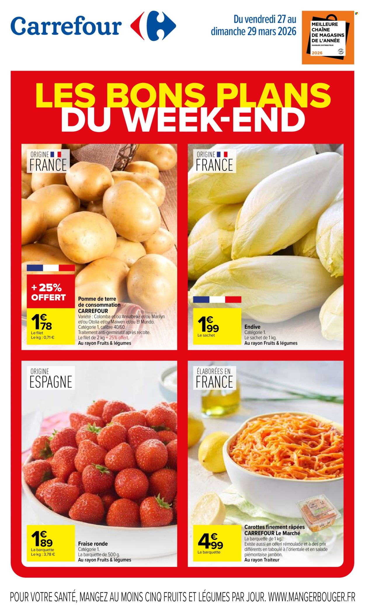 Catalogue Carrefour Hypermarchés - 27/03/2026 - 29/03/2026. Page 1