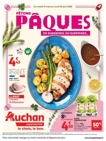Catalogue Auchan - 31/03/2026 - 06/04/2026.