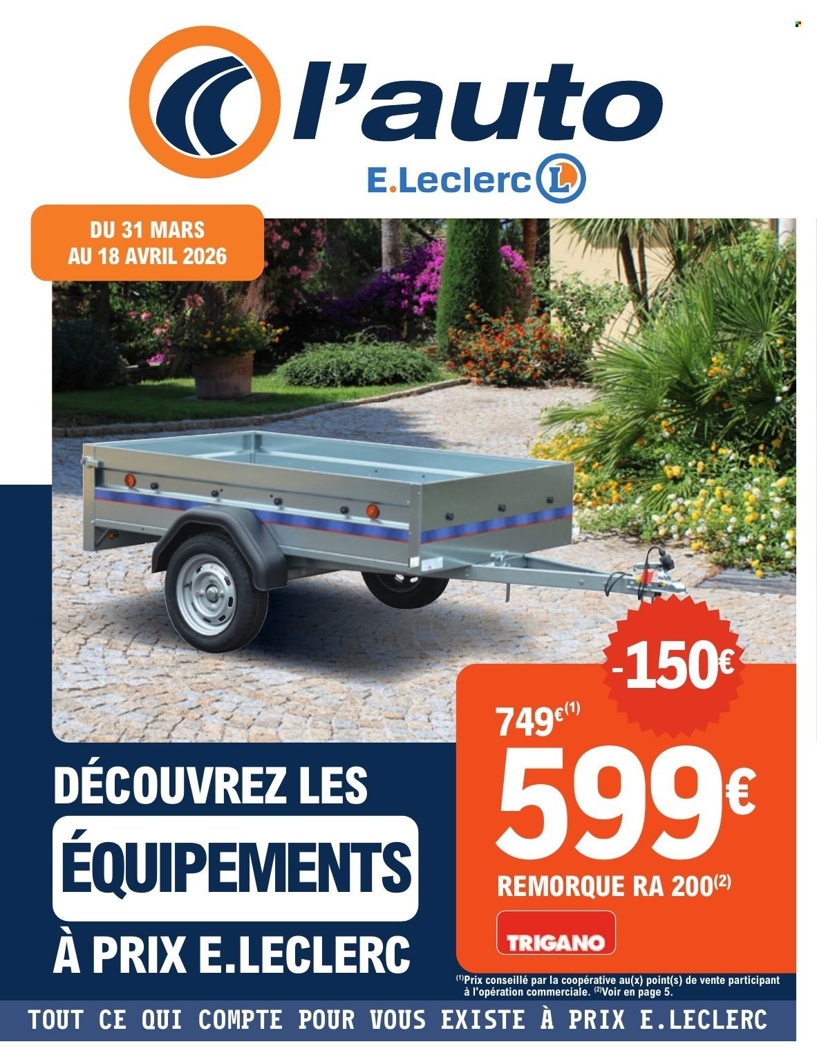 Catalogue E.Leclerc - 31/03/2026 - 18/04/2026. Page 1