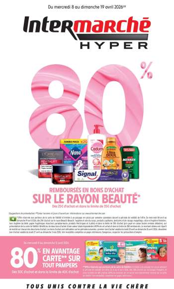 Catalogue Intermarché Hyper - 08/04/2026 - 19/04/2026.