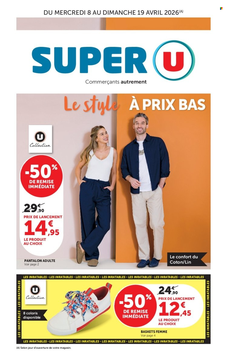 Catalogue SUPER U - 08/04/2026 - 19/04/2026. Page 1
