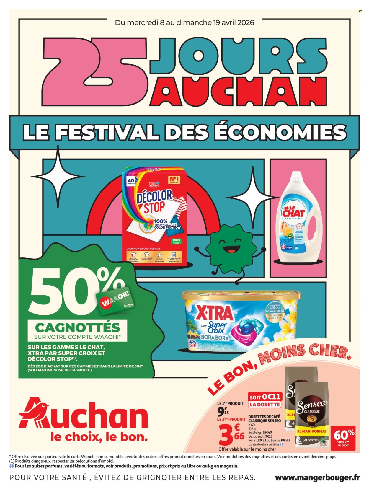 Catalogue Auchan - 08/04/2026 - 19/04/2026. Page 1