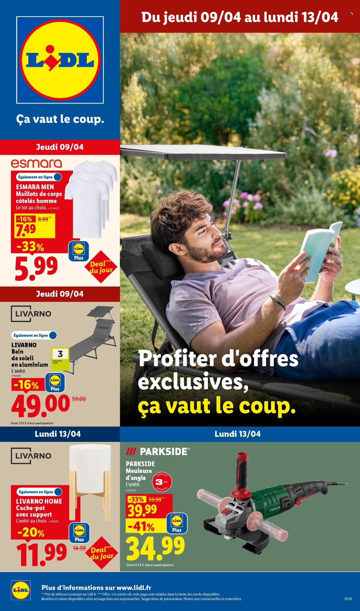 Catalogue Lidl - 09/04/2026 - 13/04/2026. Page 1