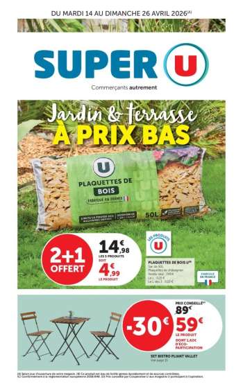 Catalogue SUPER U - 14/04/2026 - 26/04/2026.