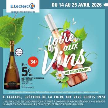 Catalogue E.Leclerc - 14/04/2026 - 25/04/2026.