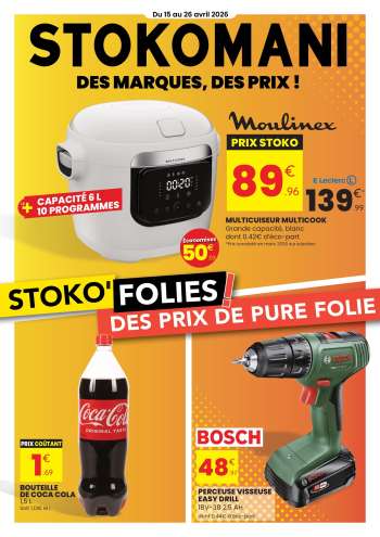 Catalogue Stokomani - 15/04/2026 - 26/04/2026.