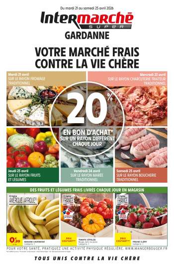 Catalogue Intermarché Super - 21/04/2026 - 25/04/2026.