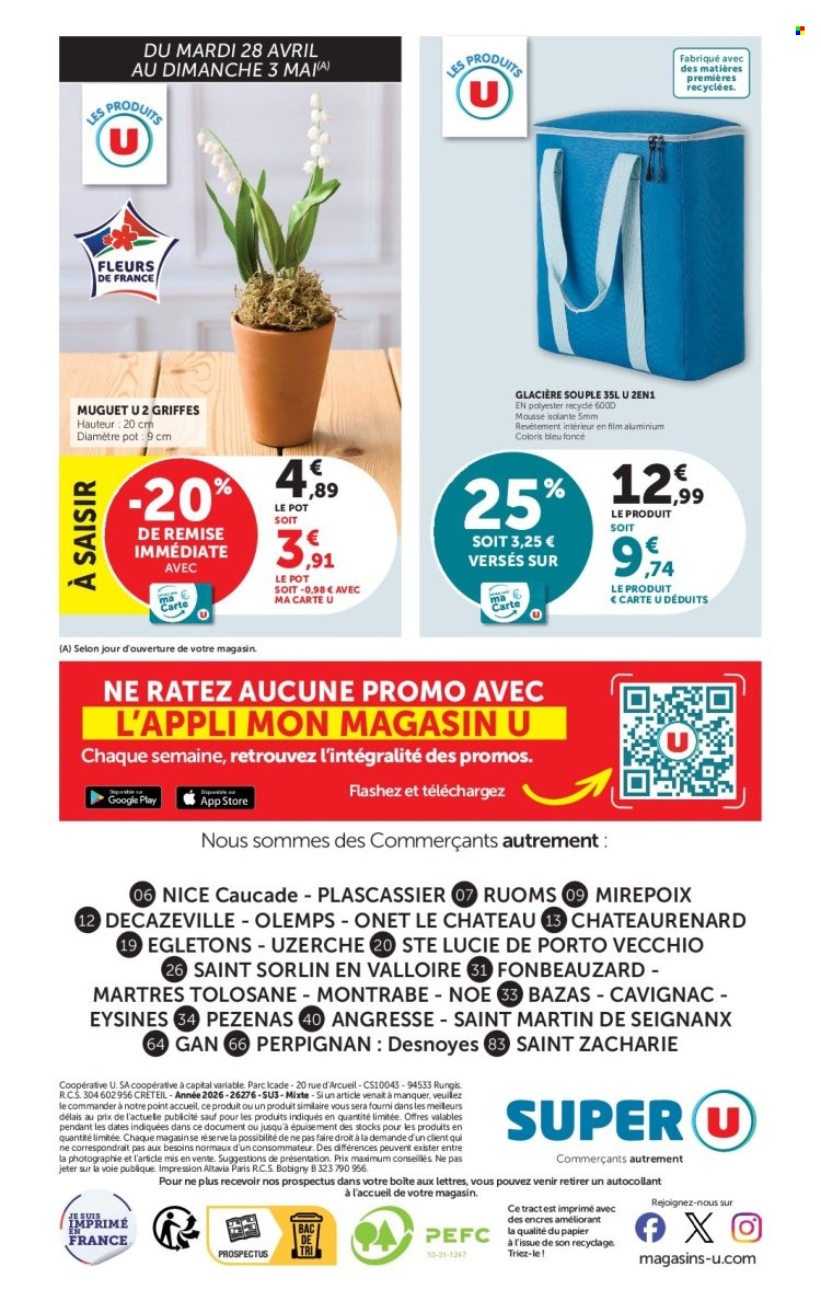 Catalogue SUPER U - 28/04/2026 - 10/05/2026. Page 52