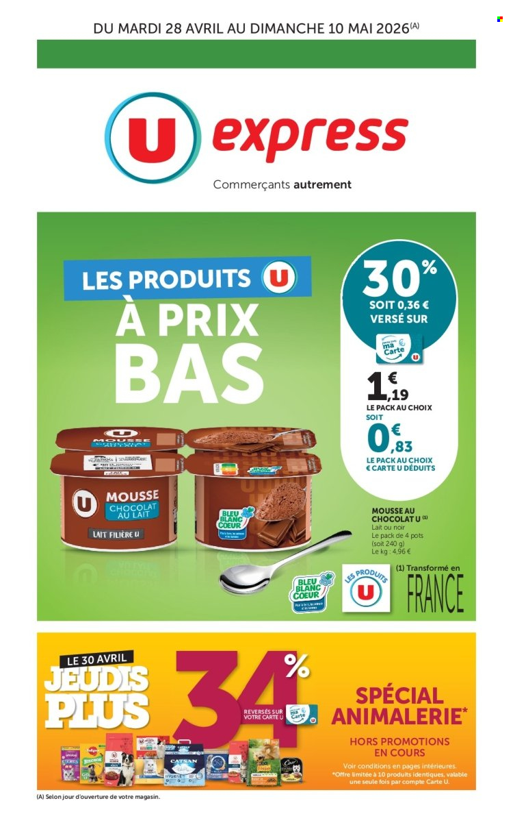 Catalogue U express - 28/04/2026 - 10/05/2026. Page 1