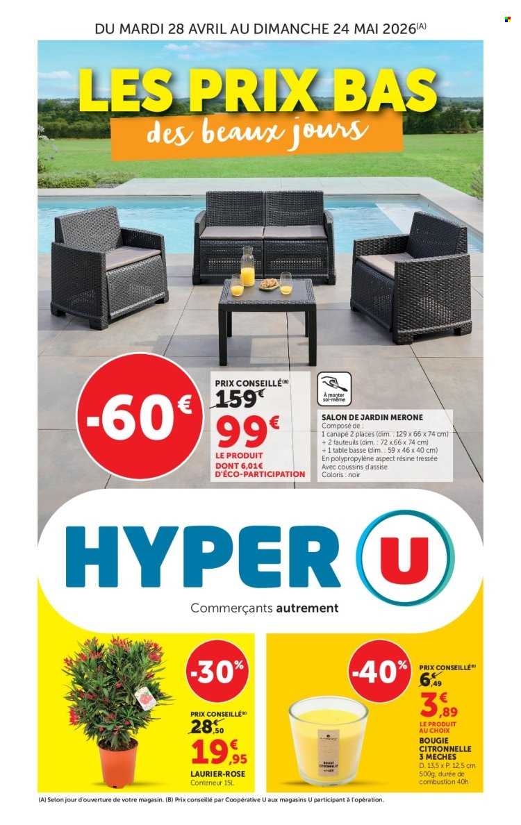Catalogue HYPER U - 28/04/2026 - 24/05/2026. Page 1