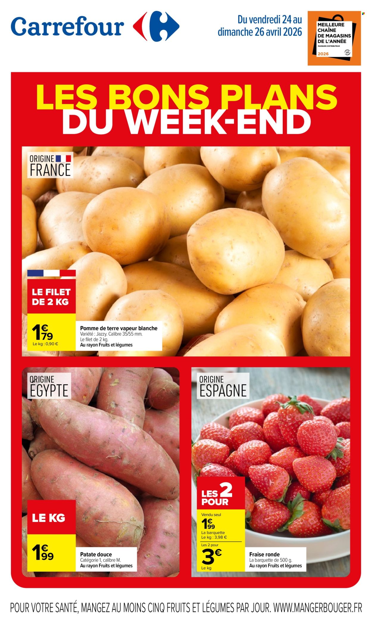 Catalogue Carrefour Hypermarchés - 24/04/2026 - 26/04/2026. Page 1