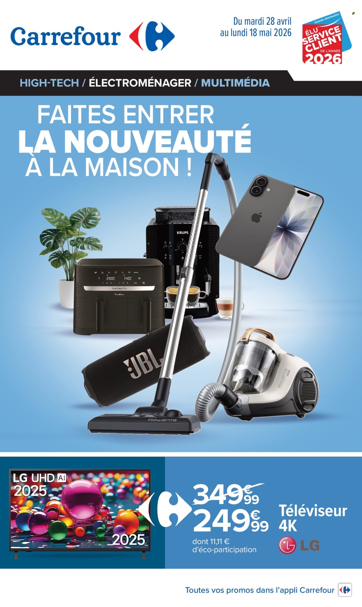 Catalogue Carrefour Hypermarchés - 28/04/2026 - 18/05/2026. Page 1