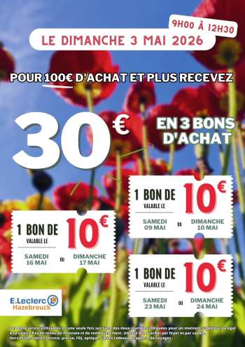 Catalogue E.Leclerc - 30/04/2026 - 03/05/2026.