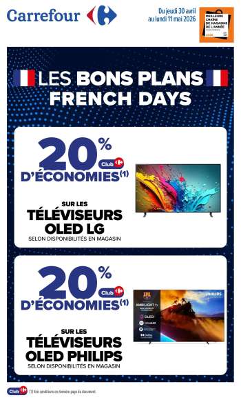 Catalogue Carrefour Hypermarchés - 30/04/2026 - 11/05/2026.