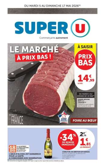 Catalogue SUPER U - 05/05/2026 - 17/05/2026.