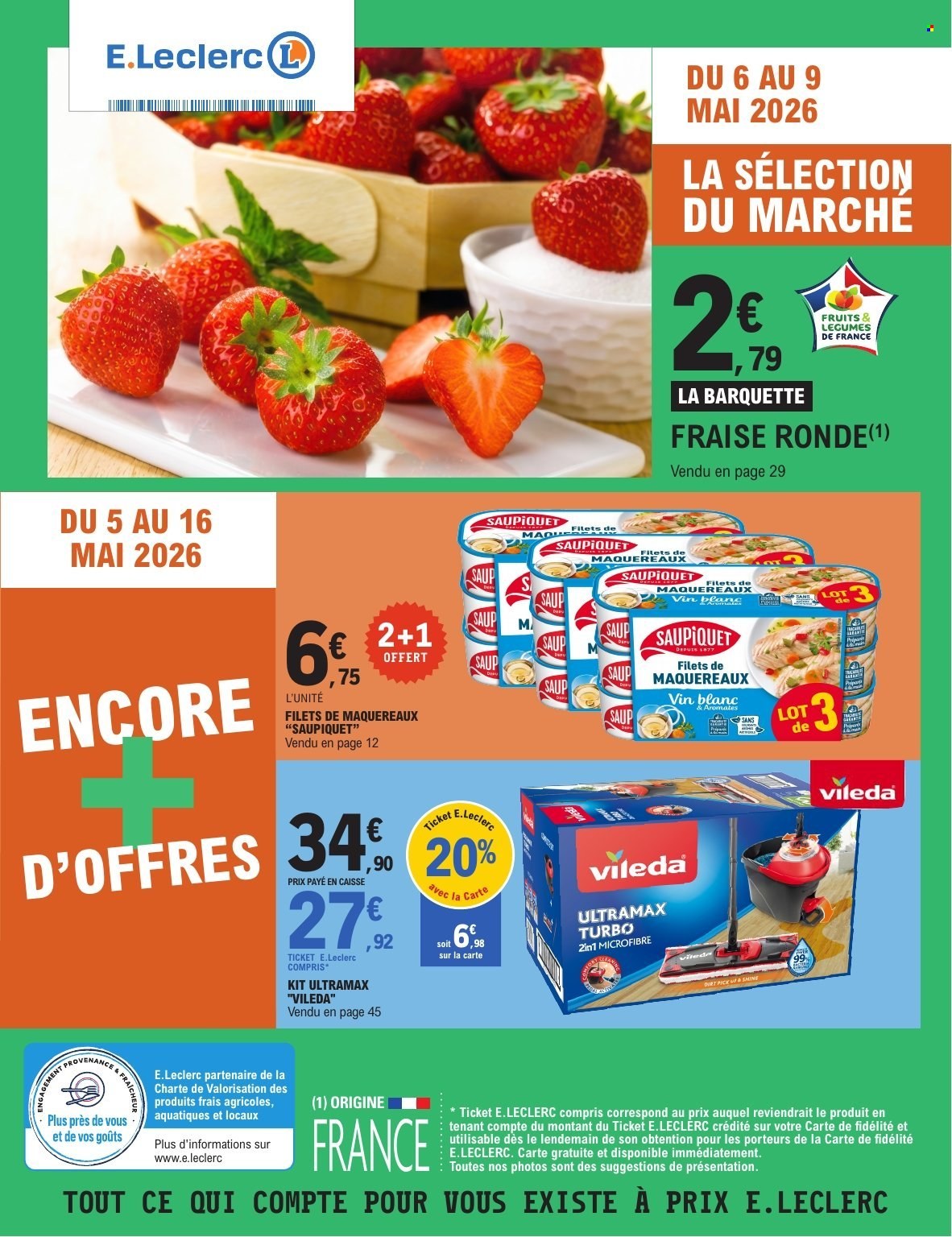 Catalogue E.Leclerc - 05/05/2026 - 16/05/2026. Page 1