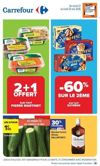 Catalogue Carrefour Hypermarchés - 12/05/2026 - 25/05/2026.