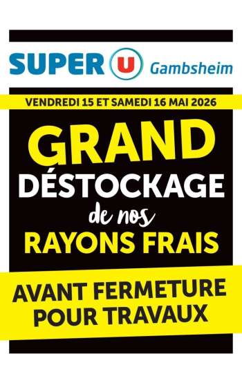 Catalogue SUPER U - 15/05/2026 - 16/05/2026.
