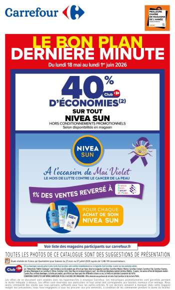 Catalogue Carrefour Hypermarchés - 18/05/2026 - 01/06/2026.