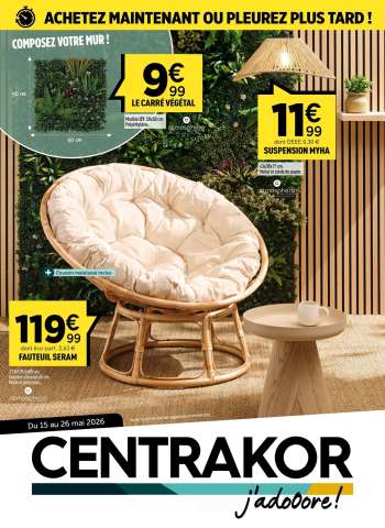 Catalogue Centrakor - 15/05/2026 - 26/05/2026.