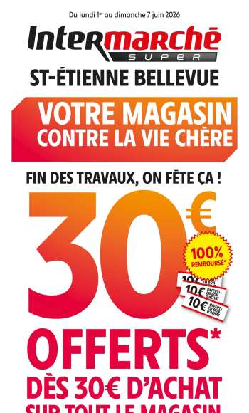 Catalogue Intermarché Super - 01/06/2026 - 07/06/2026.