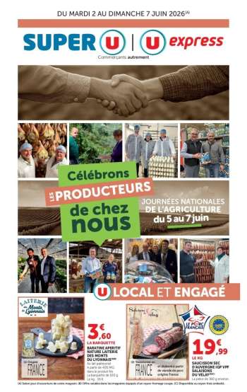 Catalogue Magasins U - 02/06/2026 - 07/06/2026.