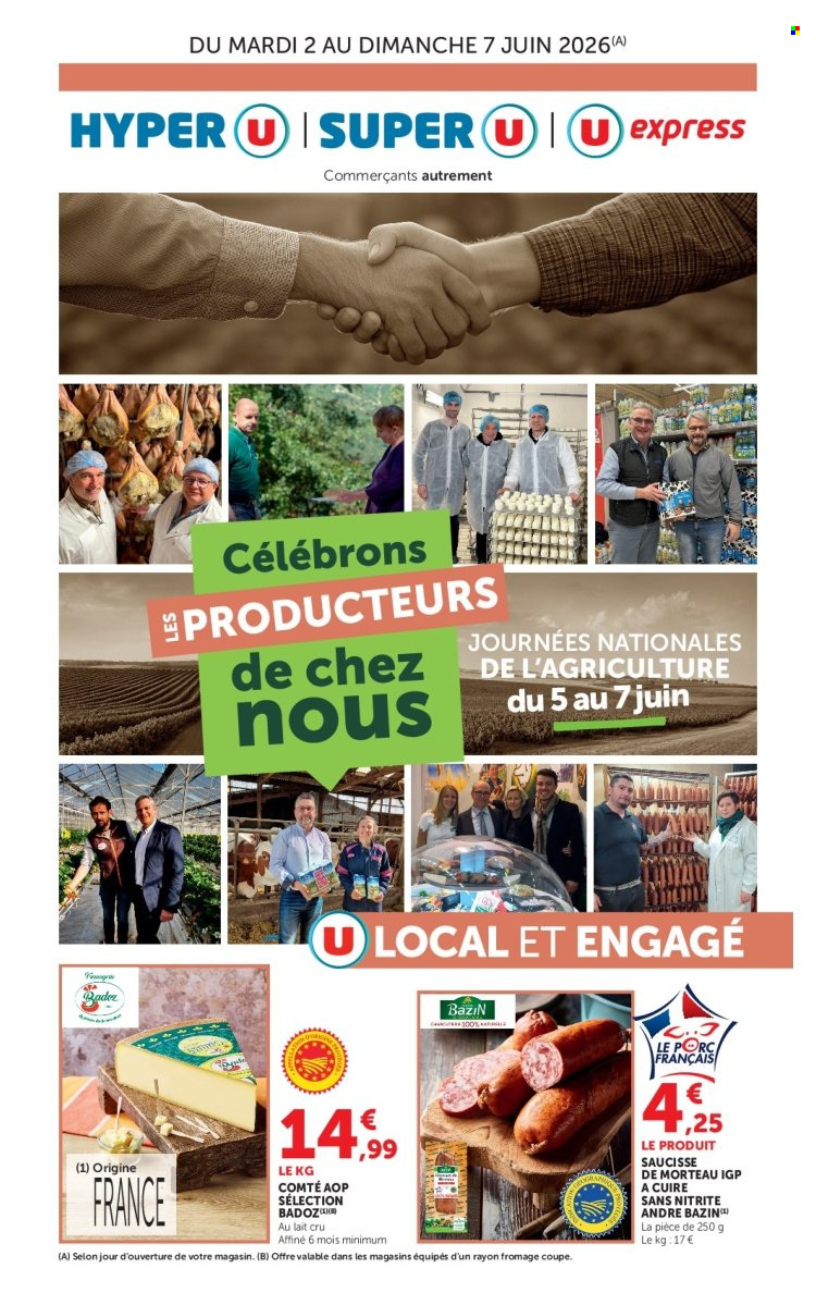 Catalogue Magasins U - 02/06/2026 - 07/06/2026. Page 1