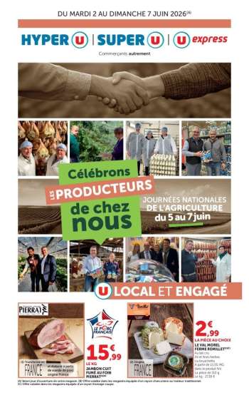 Catalogue Magasins U - 02/06/2026 - 07/06/2026.