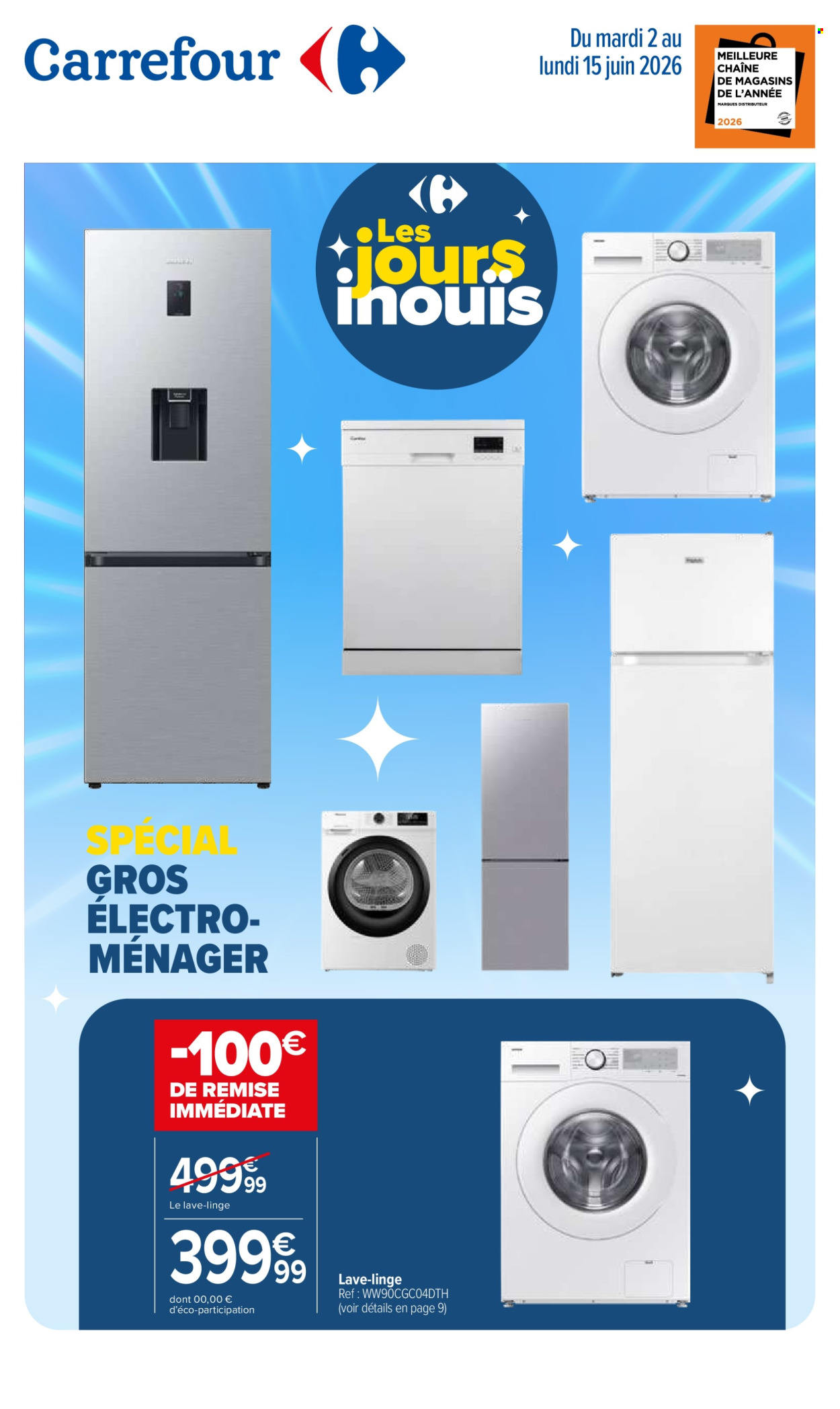 Catalogue Carrefour Hypermarchés - 02/06/2026 - 15/06/2026. Page 1