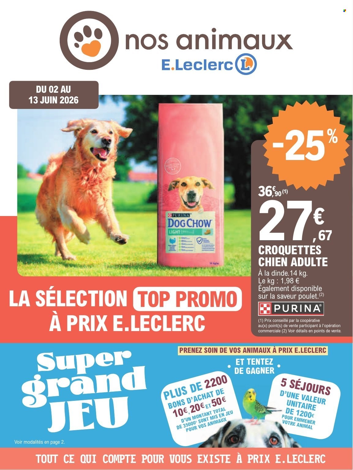 Catalogue E.Leclerc - 02/06/2026 - 13/06/2026. Page 1