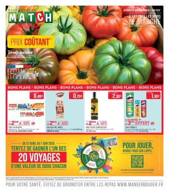 Catalogue Supermarché Match - 26/05/2026 - 07/06/2026.