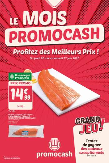 Catalogue Promocash - 28/05/2026 - 27/06/2026.