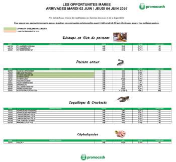 Catalogue Promocash - 02/06/2026 - 04/06/2026.