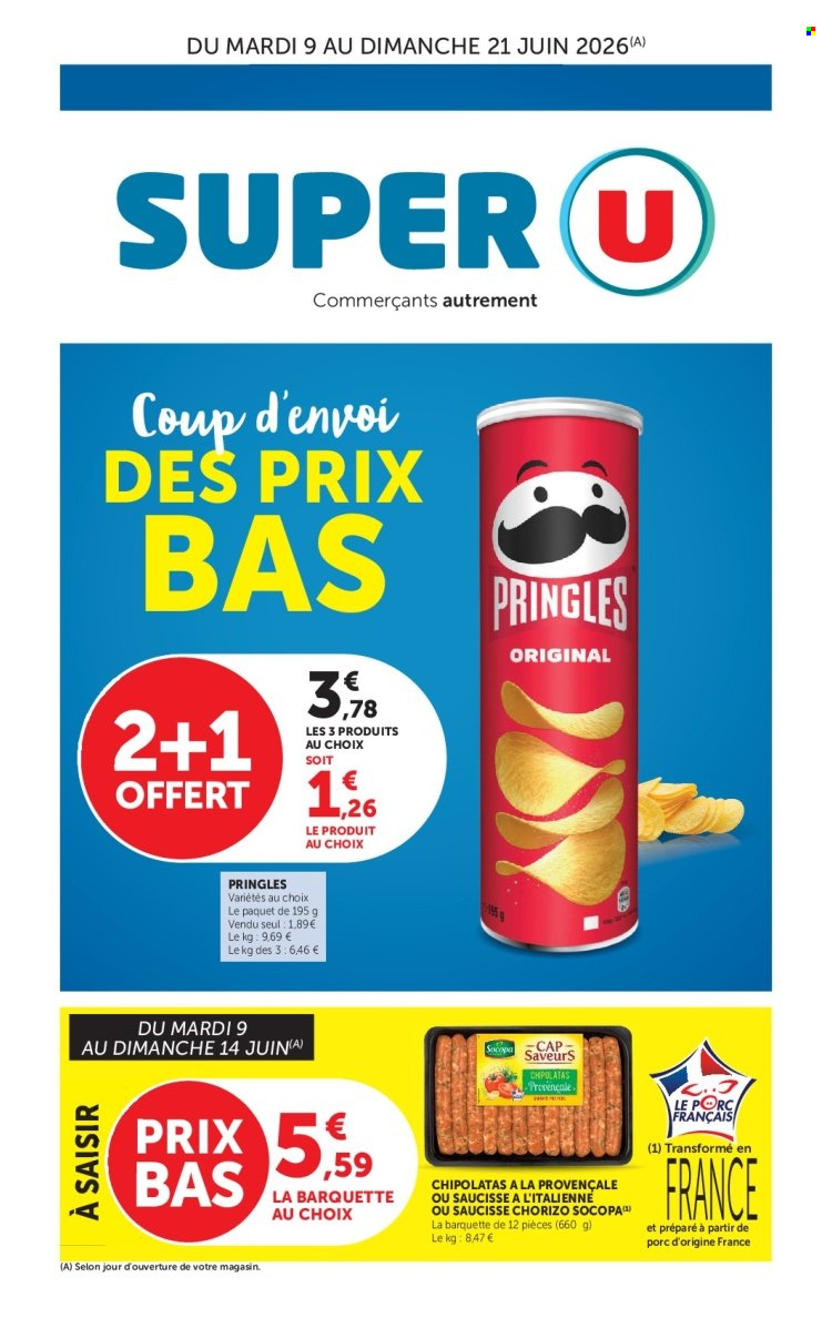 Catalogue SUPER U - 09/06/2026 - 21/06/2026. Page 1