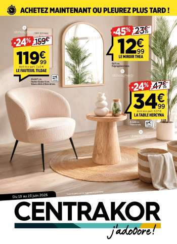 Catalogue Centrakor - 10/06/2026 - 23/06/2026.