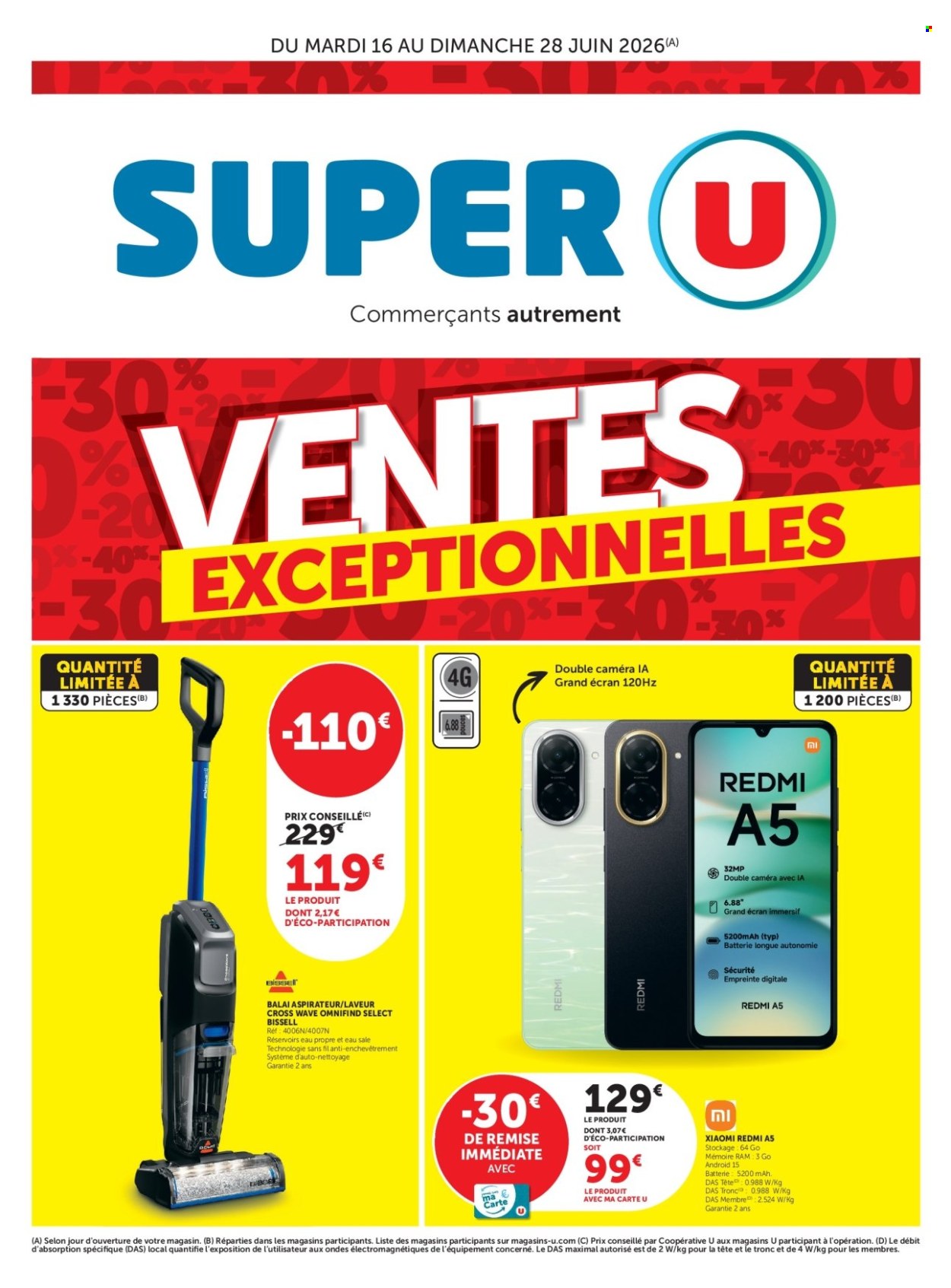 Catalogue SUPER U - 16/06/2026 - 28/06/2026. Page 1