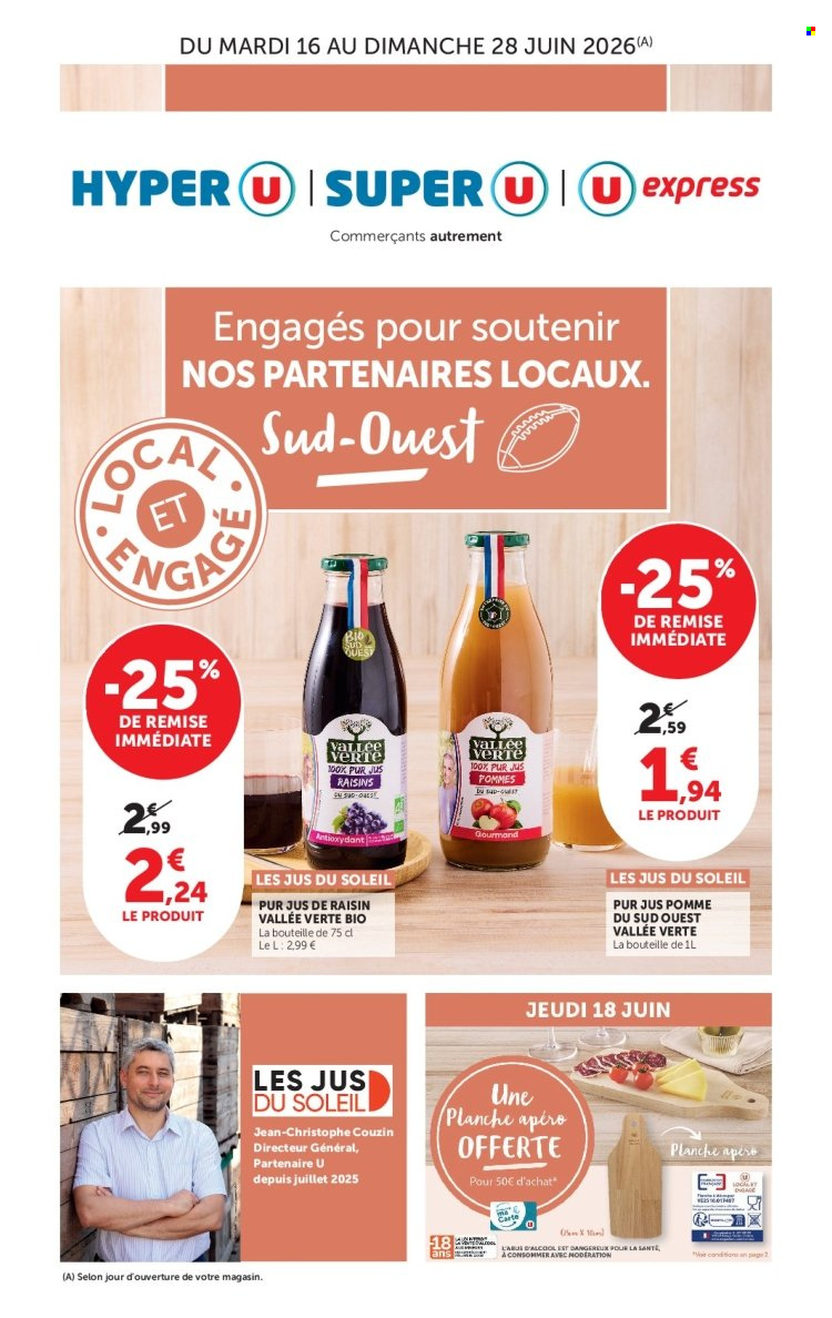 Catalogue Magasins U - 16/06/2026 - 28/06/2026. Page 1