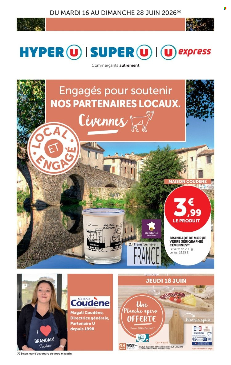 Catalogue Magasins U - 16/06/2026 - 28/06/2026. Page 1