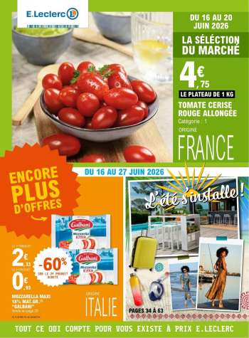 Catalogue E.Leclerc - 16/06/2026 - 27/06/2026.