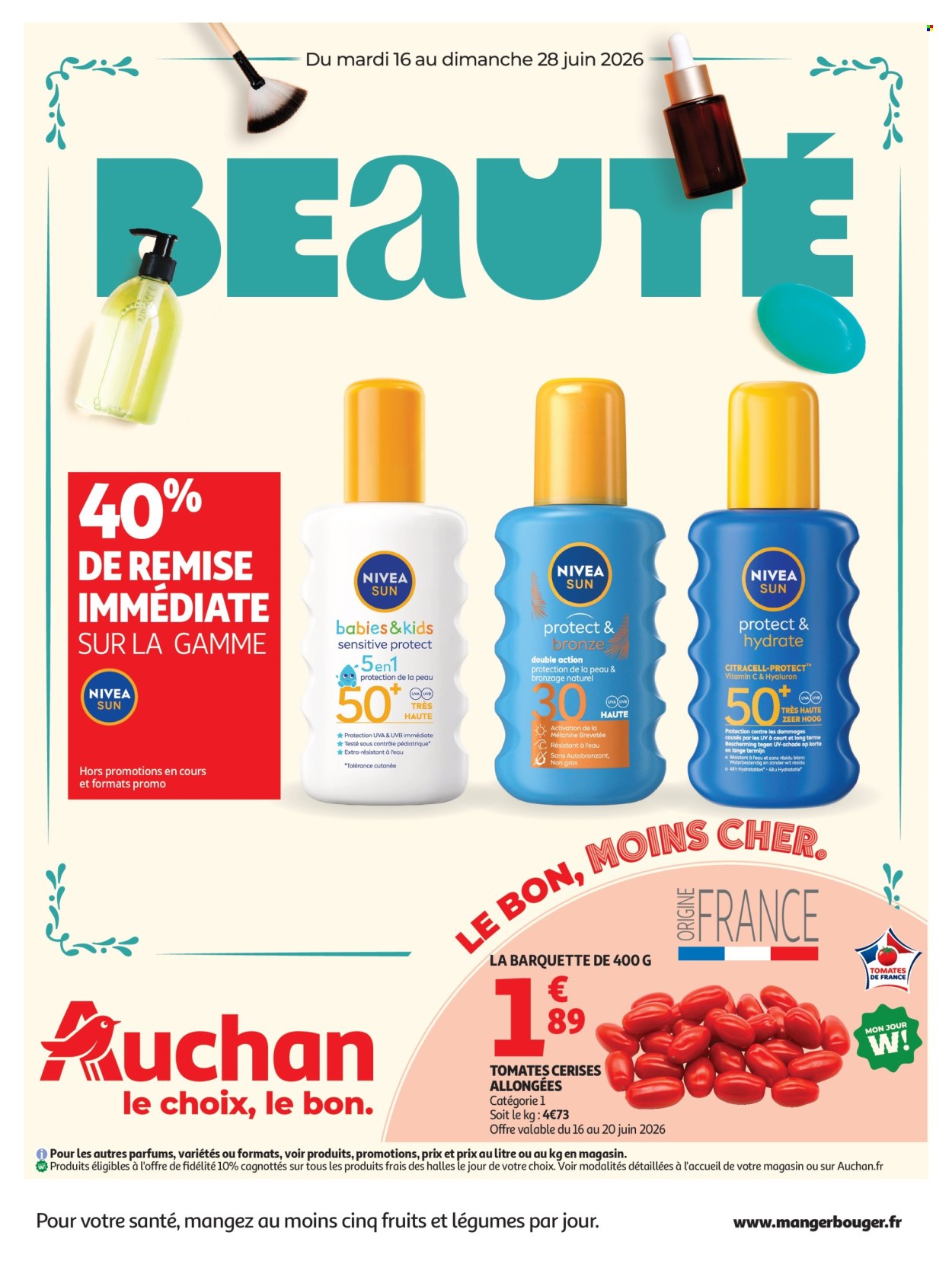 Catalogue Auchan - 16/06/2026 - 28/06/2026. Page 1