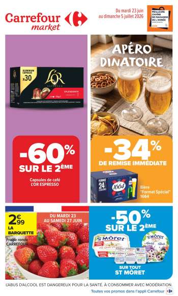 Catalogue Carrefour Market - 23/06/2026 - 05/07/2026.