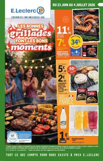 Catalogue E.Leclerc - 23/06/2026 - 04/07/2026.