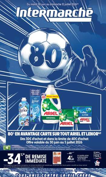 Catalogue Intermarché Super - 30/06/2026 - 12/07/2026.