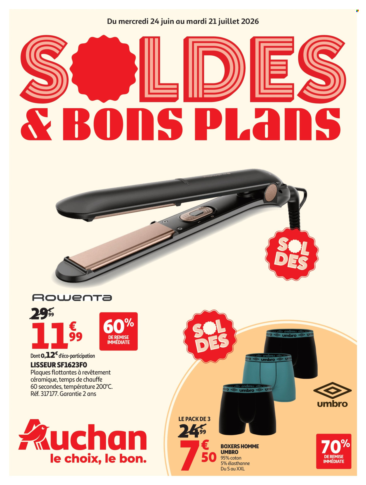 Catalogue Auchan - 24/06/2026 - 21/07/2026. Page 1