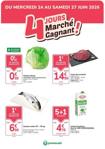 Catalogue Promocash - 24/06/2026 - 27/06/2026.